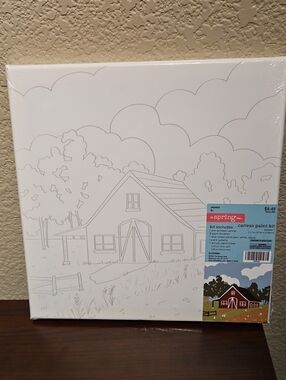 Canvas Paint Kit - Barn